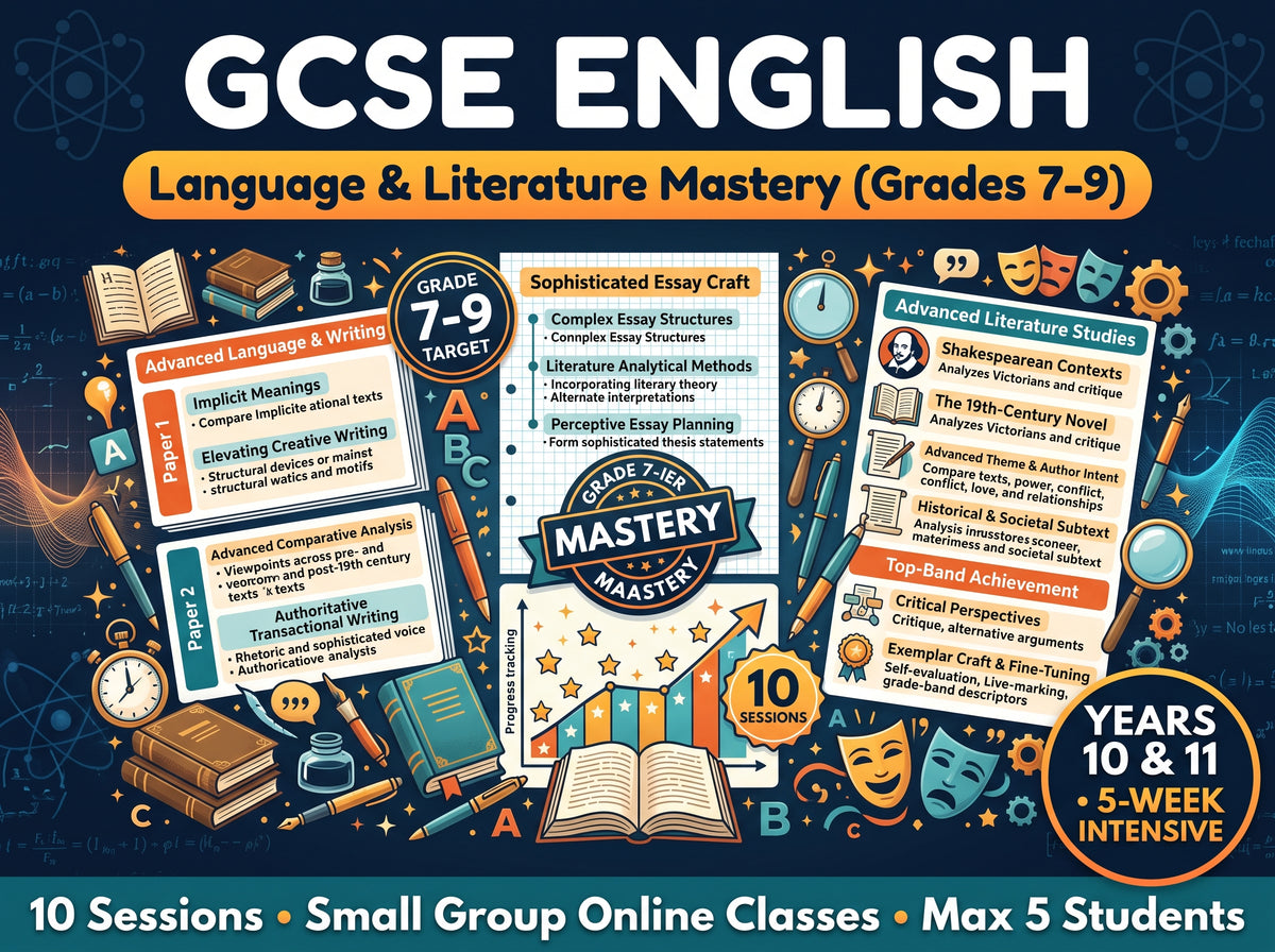 GCSE English Language & Literature Mastery (Grades 7-9)