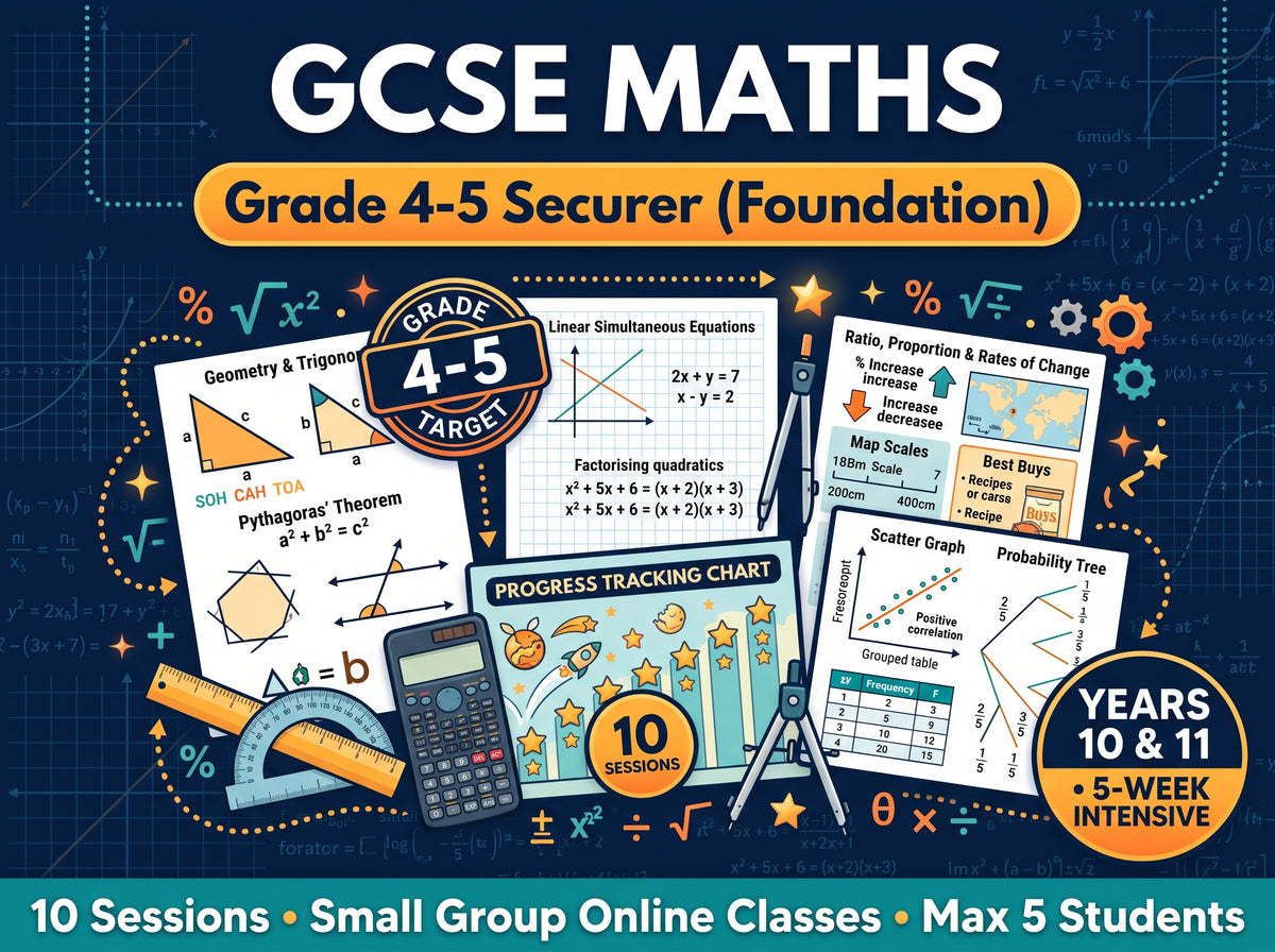 GCSE Maths Grade 4-5 Securer (Foundation)