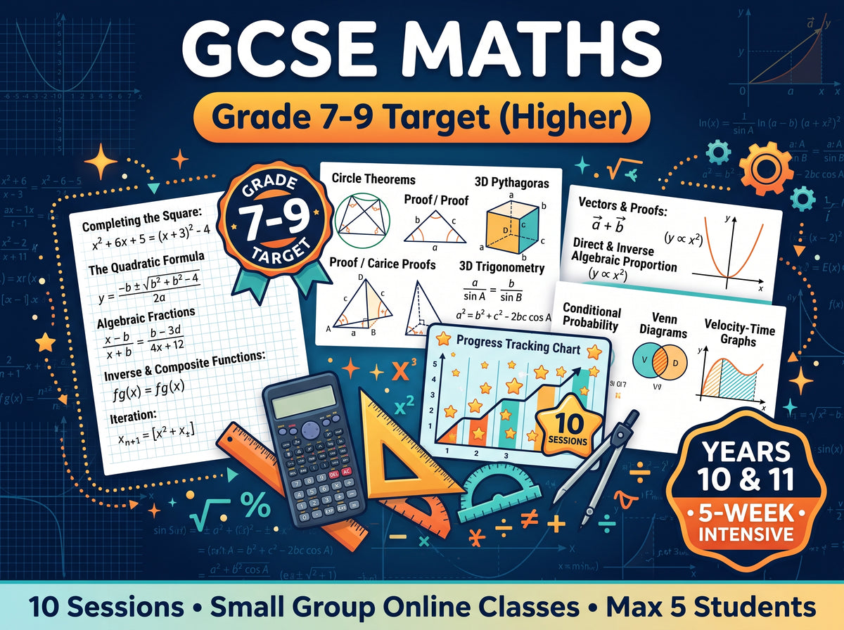 GCSE Maths Grade 7-9 Target (Higher)