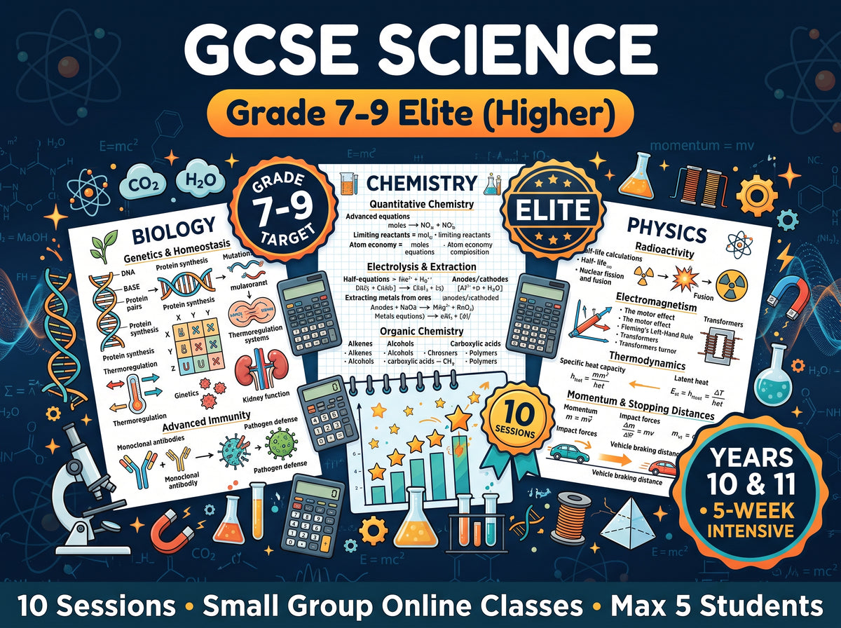GCSE Science Grade 7-9 Elite (Higher)