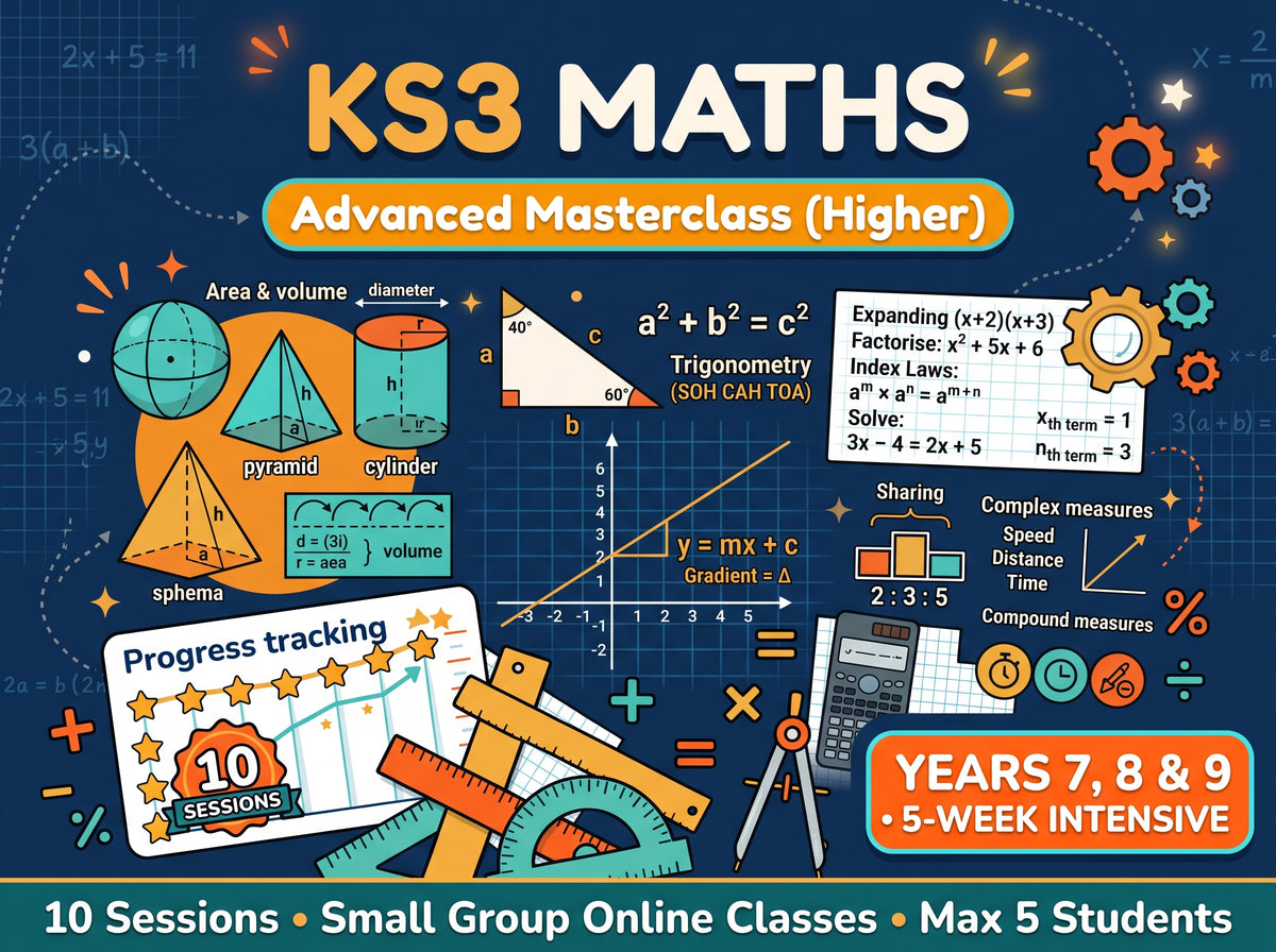 KS3 Maths Advanced Masterclass (Higher)